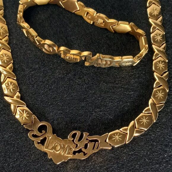I Love You Necklace and Bracelet - Picture 4 of 11